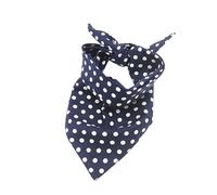 SOLUSTRE Collar Wear Dot Design, Soft Pet Saliva Comfortable for Double-sided Bib with Triangular Shape round Easy to Clean Dog Everyday Use and