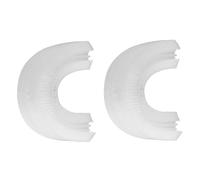 SOLUSTRE Compact 2Pcs Electric Toothbrush Replacement Heads U-Shaped Soft Bristles for Effective Tooth Cleaning, Oral Care for Adults at Home and-The-Go