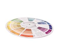 SOLUSTRE Compact Color Learning Paper Wheel with Accurate Color Representation, Paint Mixing Guide for Painters and Designers, for Art Classes and Creative Projects