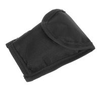 SOLUSTRE Compact Oxford Cloth Mouthpiece Pouch Bag for Trumpet and Saxophone Head Storage, Comfortable the Touch, Black Colour, Attaches to Backpack or Gym Bag for Easy Carry