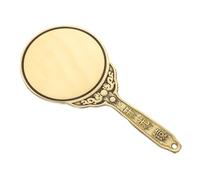 SOLUSTRE Copper Bagua Mirror Small Feng Shui Ornament with Zodiac and Tai Chi Pattern Traditional Chinese Copper Craft for Blessing Decoration and Evil Spirit Exorcise Home Wall Art Decor