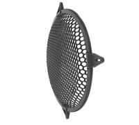SOLUSTRE Cover round Speaker for Pattern Waffle-style and Subwoofer Black Abs Grill 12 Inch Mesh Protective Refined Design Sound for Vehicle Systems