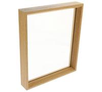 SOLUSTRE Creative Double-sided Acrylic Picture Frame 7 Inch and A4 Size for Displaying Photos and Artwork Design, Preserves and Protects Photos, for Room Wall Or Tabletop Decor