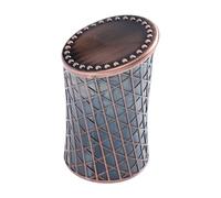 SOLUSTRE Creative Space-saving for Design Bar and Entertainment in Relief Dice Holder Cup Coffee Colour Made from Sturdy Abs Material with Decorative Retro Style Table Games Party