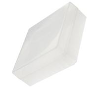 SOLUSTRE Cryovial Storage Box 100-well Plastic Freezing Tube Holder for 1.5ml 1.8ml 2ml Tubes with Lid, Polycarbonate Vial Storage Organizer for Laboratory Sample Freezer Use