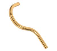 SOLUSTRE Curved Threaded Lamp Pipe with Dual Ends Iron Wall Lamp Stem Replacement Part for DIY Lighting Fixtures Hollow Bent Rod and Custom Projects