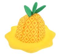 SOLUSTRE Cute Cartoon Pineapple Hat Costume for Summer Party Headband Unique Tropical Pineapple Shape Headwear for Hawaiian Luau Beach Pool Party Supplies Lightweight Comfortable Design