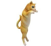 SOLUSTRE Cute Cat Statue Plant Pot Hanger Creative Cat Figurine for Garden Decoration Adorable Hanging Ornament for Home Office Fade Resistant Design