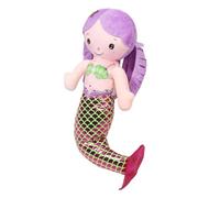 SOLUSTRE Cute Plush Mermaid Doll Soft Hugging Pillow for Adults for Birthdays Enhances Imagination Comfort Multiuse for Playtime Sleep