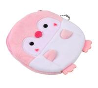 SOLUSTRE Cute Plush Penguin Coin Purse Small Portable Zipper Change Wallet with Versatile Storage and Soft Pp Cotton Material, for Children and Adults to Put into Backpacks or Handbags