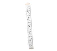 SOLUSTRE Decorative 1 Growth Chart Wall Hanging Height Chart Ruler for Kids White Wood Cloth Removable Track Growth Seasons Baby's Rooms Children's Rooms Playroom Décor