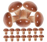 SOLUSTRE Decorative Small Fake Mushrooms 20pcs Simulated Pepper Model Realistic Mushroom Photo Props