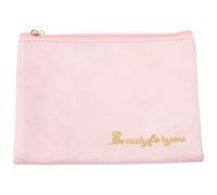 SOLUSTRE Diaper Pouch Portable Sanitary Towel Pouch with Zipper Removable Handle Large Capacity Polyester Women Coin Purse for Travelling Organizing
