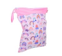 SOLUSTRE Diaper Storage Bag Double Zipper Design Hanging Pouch for Diaper and Clothing Pouches for Travel and Home Use