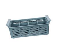 SOLUSTRE Dishwasher Basket with 8 Compartments, Plastic Cutlery Holder for Kitchen Utensil Storage, Easy to Carry Dishwasher Silverware Replacement Basket Suitable for Kitchen and Office