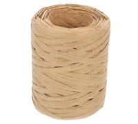 SOLUSTRE DIY Natural Raffia Paper Rope Sturdy Craft Ribbon for Wrapping Party Decorations Birthday Packaging and Hair Accessories