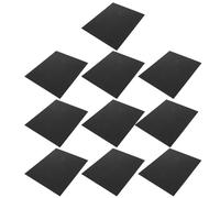 SOLUSTRE Dog Nail Scratch Board Replacement Sandpaper 10 Pcs 11X9 Inch Latex Self-Adhesive Pads Easy Installation for Puppy and Kitten Nail Care Black Grooming Accessory