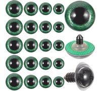 SOLUSTRE Doll Eyes with Vertical Pupil Plastic Creative Green 40pcs Decorative and Space-Saving Crafting Accessories for DIY Stuffed Animals and Dolls