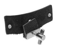 SOLUSTRE Drum Dampener Pads Leather Drum Silencer for Tone Control with Metal Material Easy to Carry and Change Vibration Frequency