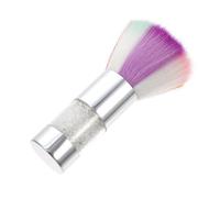 SOLUSTRE Dust Remove Brush Manicure Dusting Brush for Nail Art Powder and Glitter Cleaning Portable with Soft Bristles for Fingertips Toes and Cuticle Care