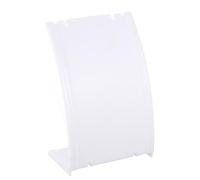 SOLUSTRE Earring Display Rack White Plastic Jewelry Holder Stand 10X7X4Cm for Necklace and Earring Storage Suitable for Jewelry Organizers and Retail Counters