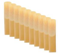 SOLUSTRE Eb Alto Saxophone Reeds Beige Replacement 10pcs No Burrs Strength 1.5 Well-designed Reed Accessories for Professional Saxophone Players Supplies