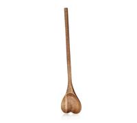 SOLUSTRE Elegant Wooden Mixing Spoon Heart Shaped Design Multi Functional Kitchen Accessory for Honey Juice and Desserts for Friends and Family