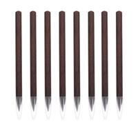 SOLUSTRE Eternal Inkless Pencil Precision Writing and Smudge-proof Feature 8pcs with Replaceable Core, Wooden Material for Back to School Students and Artists