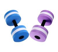 SOLUSTRE Eva Water Dumbbells Well Balanced Design 2pcs Lightweight Floating Hand Weights Improving Coordination for Swimming and Water Sports Suitable for Adults in Aquatic Fitness