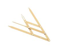 SOLUSTRE Eyebrow Microblading Ruler Stainless Steel Sliding Golden Ratio Eyebrow Measurement Tool for Tattoo Artists and Makeup Professionals