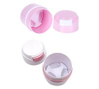 SOLUSTRE Eyelash Glue Storage Box 2pcs Airtight Lash Storage Containers Dehumidify Eyelash Glue Jar Cosmetic Makeup