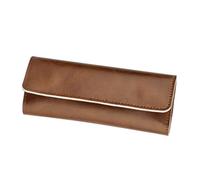 SOLUSTRE Eyelash Tweezers Leather Case for Lash Extension Face Beauty Tweezers Storage Bag Clip Pouches Lash Spoolies for Eyelashes Care
