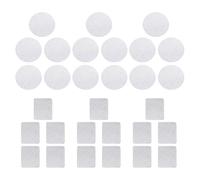 SOLUSTRE Eyeshadow Palette Silver Iron 30pcs Metal Stickers DIY and Square Stickers with Sturdy Build and Good Adhesion for Magnetic Cosmetics Empty Palettes