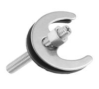 SOLUSTRE Faucet Fixing Fitting Kit Stainless Steel with Horseshoe Nut for Kitchen and Bathroom Sink Mounting and Repair, Silver, 1 Set