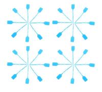 SOLUSTRE Fire Extinguisher Safety Pin Seals Fire Safety Pull Pins Accessory Plastic 300pcs Blue with Easy Identification and Damage Prevention for Emergency Use