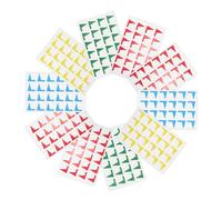 SOLUSTRE Flag-Shaped Sticky Index Tabs for Writable Page Markers for Maps Journals Calendars Easy-Peel Stickers to Classify Files and Plan Travel Learning