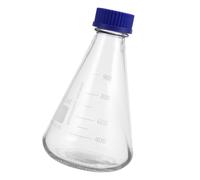 SOLUSTRE Flask Observe Design Solid and Glass Conical with Base 1000ml, Body Easy to Inner Liquid for Chemistry and Research Suitable for Laboratory Use and Student Experiments