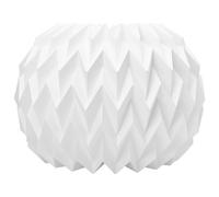 SOLUSTRE Foldable Paper Lampshade Origami Lantern Hanging Lamp Cover for Home Decor and Bar Use, Simple White Paper Lamp Shade with Delicate Fashion Style, for Housewarming and DIY Lighting