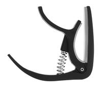 SOLUSTRE Folk Acoustic Guitars Capo Ukulele Capo Guitar Accessory Plastic Easy to Adjust Pitch Tuning Accuracy Black for Performance