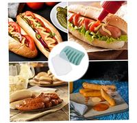 SOLUSTRE Food Grade Silicone Sausage Mold Hot Dog Maker Flexible Non Stick Cooking Tool for Homemade Sausages Easy Clean Kitchen Use Random Color