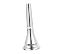 SOLUSTRE French Horn Mouthpiece Musical Instrument Replacement Part Silver Copper with Smooth Tone and Good Sound Effect, Creative Design for Professional and Intermediate Players