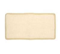 SOLUSTRE Furniture Scratcher Cat Mat 15.75X7.87In Beige Sisal Non-Shedding Protector for Sofa and Indoor Cats
