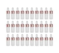 SOLUSTRE Glass Bottles Synthetic Material with Droppers 50pcs 5ml Leak-proof Dropper Design and Storing Essential Oil for Essential Oils for Outdoor Use