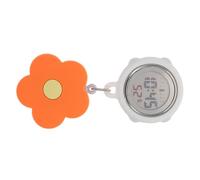 SOLUSTRE Glow Dark Nurse Watch Retractable Clip-Hanging Lapel Digital Nurse Fob Watch Cover for Nursing Students Paramedics