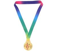 SOLUSTRE Gold Music Medal for Awards Metal Medals for Children with Piano Violin Elements Competitions Dance Singing and Musical Achievements