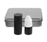 SOLUSTRE Golf Ball Marker Stamp for Golf Balls with Lasting Durability and Portable Aluminium Design Elegant Black Self-inking Marker for Business Presents