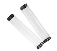 SOLUSTRE Golf Ball Storage Tube with Pvc round Cylinder Design for 5 Golf Balls 2pcs Space Saving and Waterproof for Driving Range and Course Use