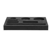 SOLUSTRE Graphite Casting Ingot Mold Jewelry Smelting Mold for Industrial Smelters Black 7-Slots High Purity Graphite Enhancing Productivity Uniform Heating Suitable for Precision Casting