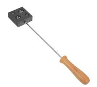 SOLUSTRE Graphite Half Sphere Mold for Wood and Glass, Small-Capacity Versatile Design with User Friendly Features, for Personal Use and Crafts, for Cake Branding Iron and Wood Burning