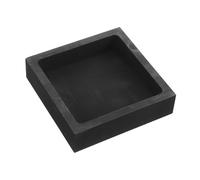 SOLUSTRE Graphite Ingot Mold Crucible for Gold with Excellent Heat Resistance and Outstanding Thermal Conductivity, for Jewelry Making and Smelting, Black Graphite Metal Casting Mold